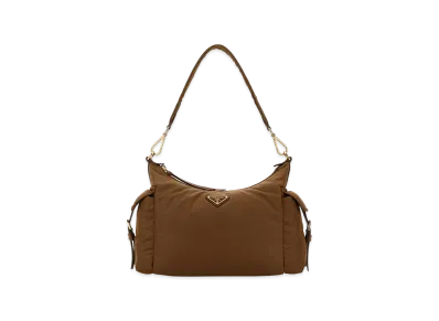 PRADA Wonen's Re-Nylon Shoulder Bag "Camel"