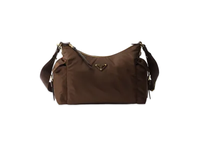 PRADA Explorer Large Re-Nylon x Leather Bag "Sienna Brown"