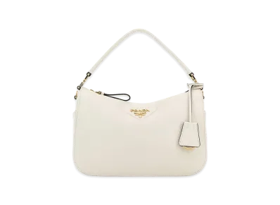PRADA Wonen's Leather Small Handbag "White"