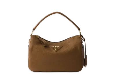 PRADA Small Leather Bag "Caramel"