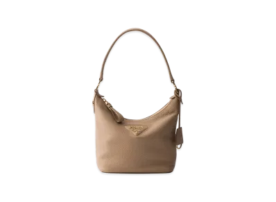 PRADA Leather Mini Bag "Cameo Beige"