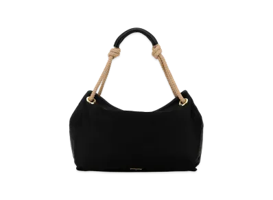 PRADA Women's Fabric Shopping Bag "Black"