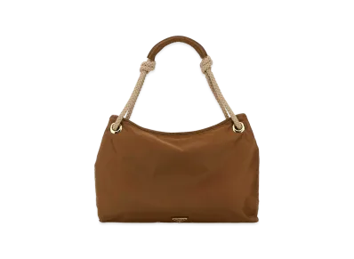 PRADA Women's Fabric Shopping Bag "Camel"