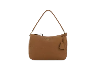 PRADA Women's Leather Medium Shoulder Bag "Brown"