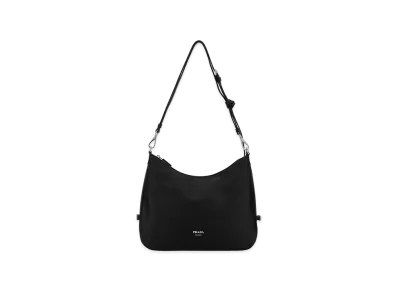 PRADA Women's Leather Large Fold Shopping Bag "Black"