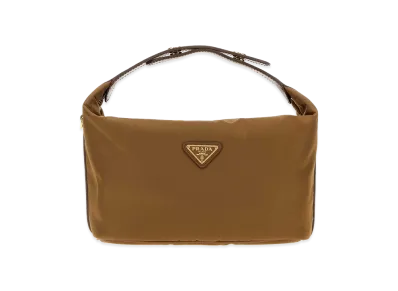PRADA Women's Re-Nylon Mini Charie Handbag "Camel"