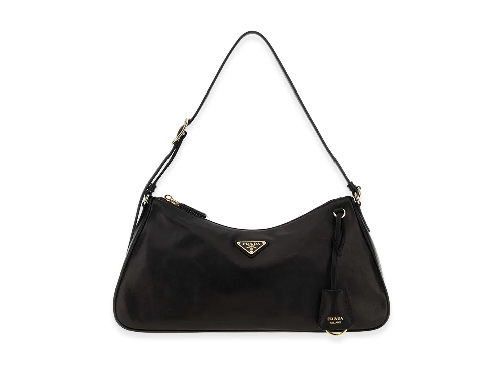 PRADA Women's Nappa Leather Handbag "Black"