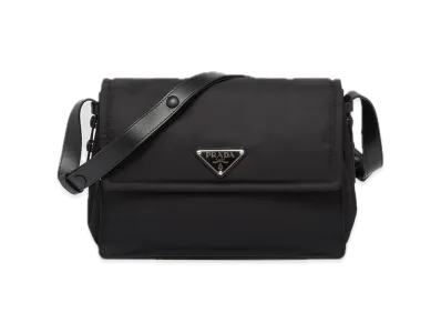 PRADA Medium Padded Re-Nylon Shoulder Bag "Black"