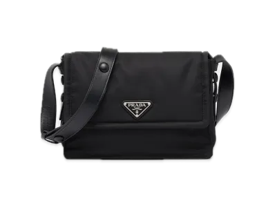 PRADA Small Padded Re-Nylon Shoulder Bag "Black"