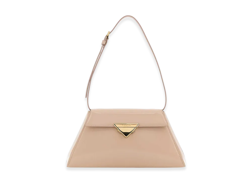 PRADA Women's Leather Shoulder Bag "Powder Pink"