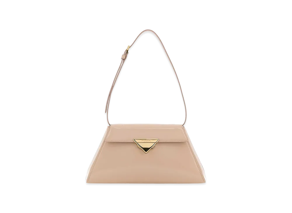 PRADA Women's Powder Leather Shoulder Bag "Pink"