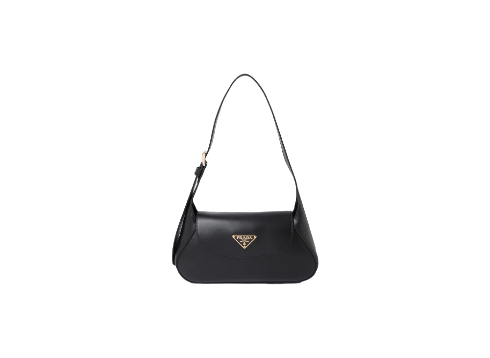 PRADA Pattina Shoulder Bag "Nero"