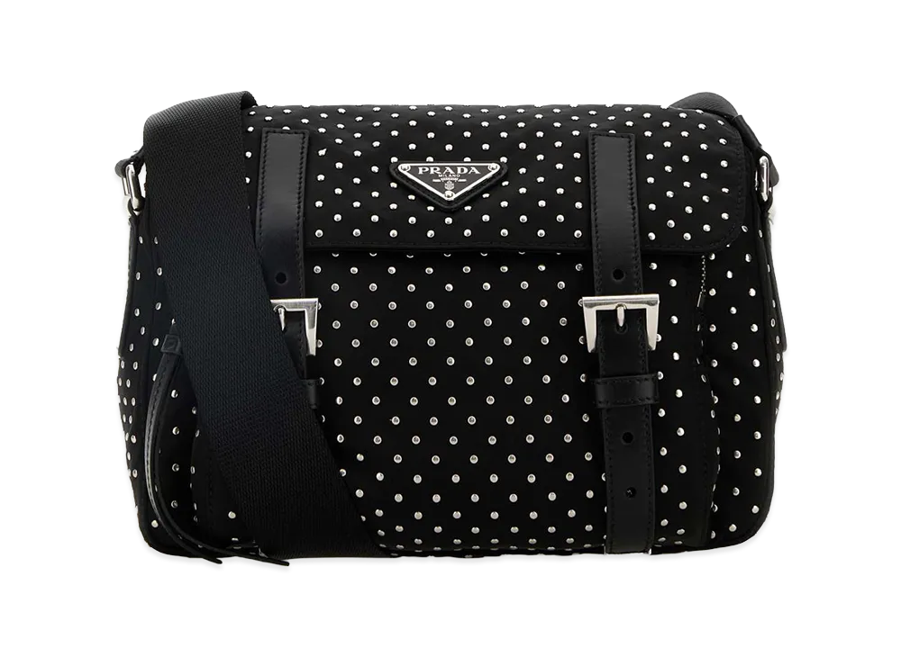 PRADA Women's Re-Nylon Crossbody Bag "Black"