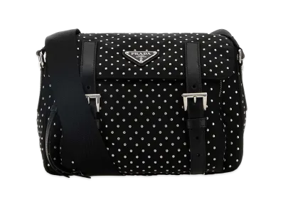 PRADA Women's Re-Nylon Crossbody Bag "Black"