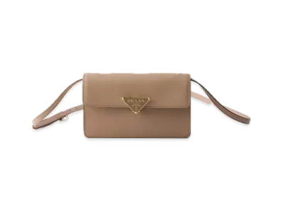 PRADA Saffiano Leather Mini Bag "Cameo Beige"