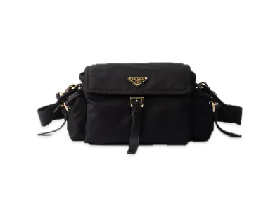 PRADA Explorer Medium Re-Nylon Shoulder Bag "Black"