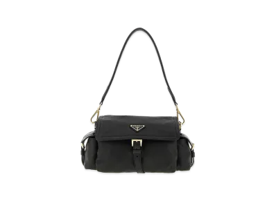 PRADA Wonen's Nappa Leather Explore Shoulder Bag "Black"