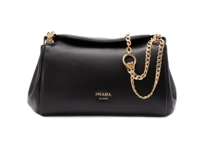 PRADA Women's Nappa Shoulder Bag "Black"