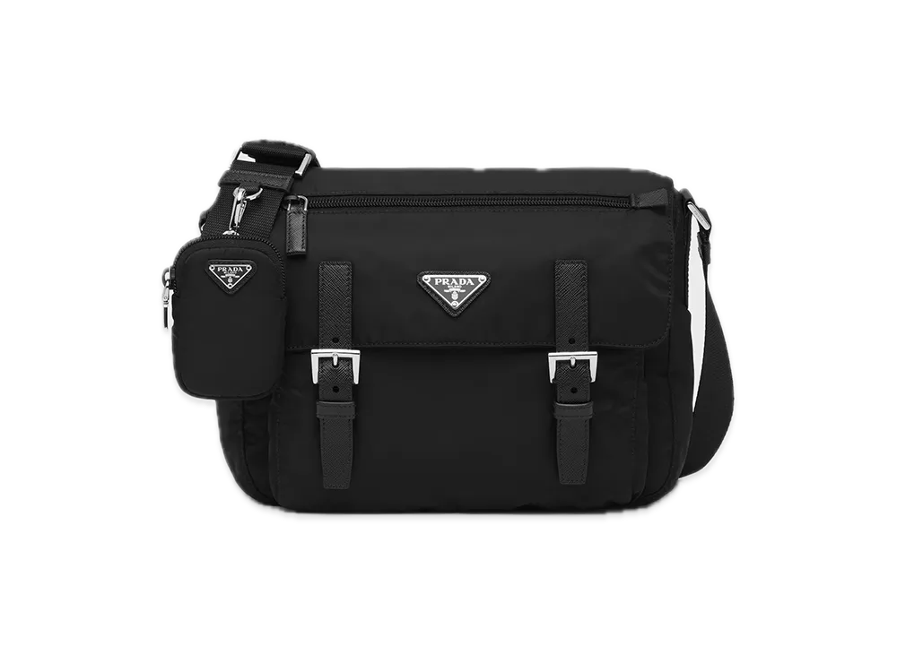 PRADA Re-Nylon Shoulder Bag "Black"