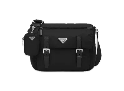 PRADA Re-Nylon Shoulder Bag "Black"