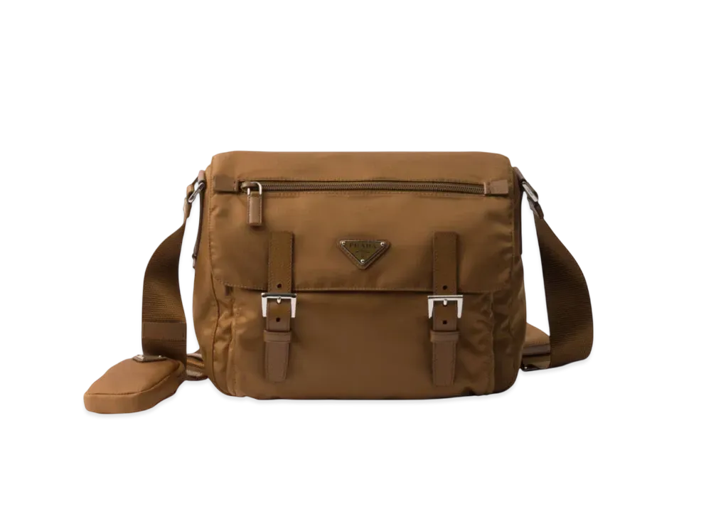 PRADA Re-Nylon Shoulder Bag "Brandy"