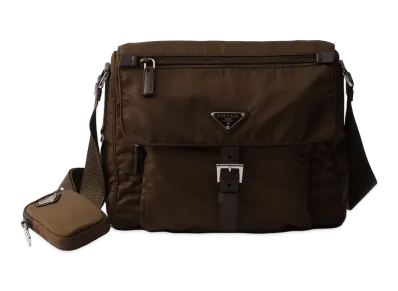 PRADA Re-Nylon Shoulder Bag "Sienna Brown"