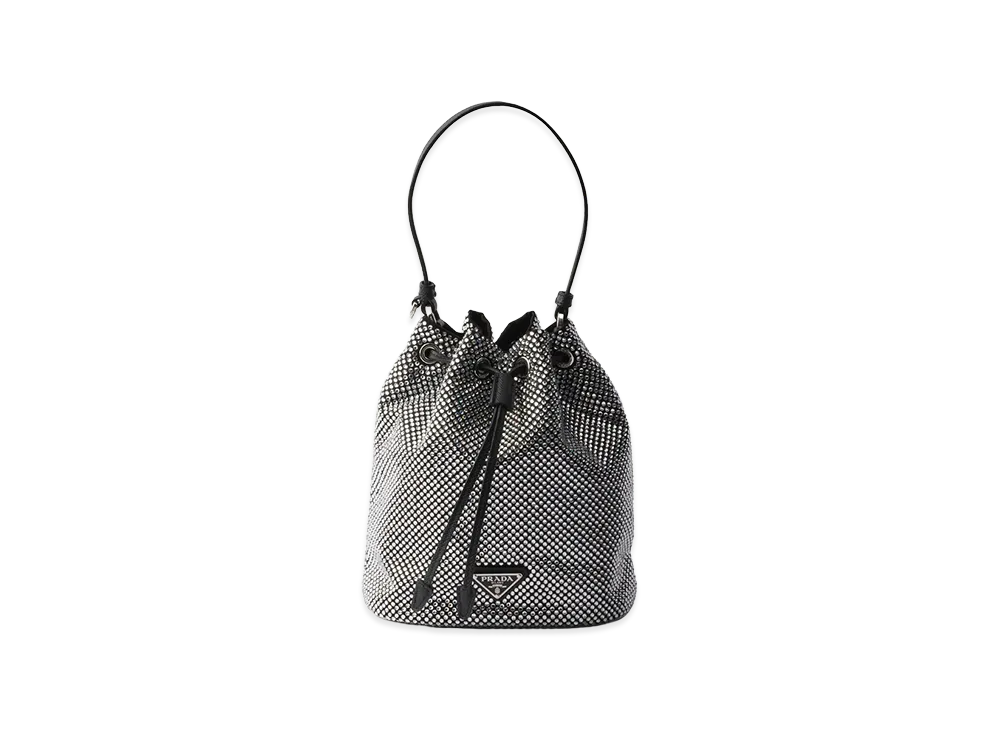 PRADA Women's 'Crystal' Bucket Bag "Black"
