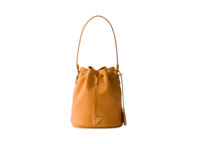 PRADA Leather Mini Bag "Mustard Yellow"
