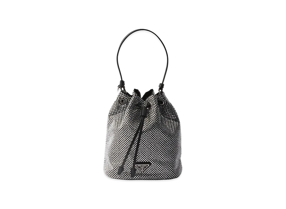 PRADA Crystal Satin Mini Bag "Crystal"