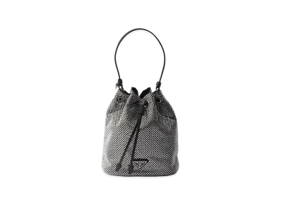 PRADA Crystal Satin Mini Bag "Crystal"