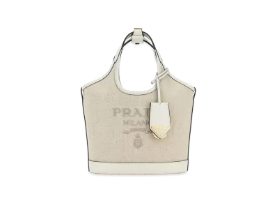 PRADA Women's Canvas Handbag "Beige"