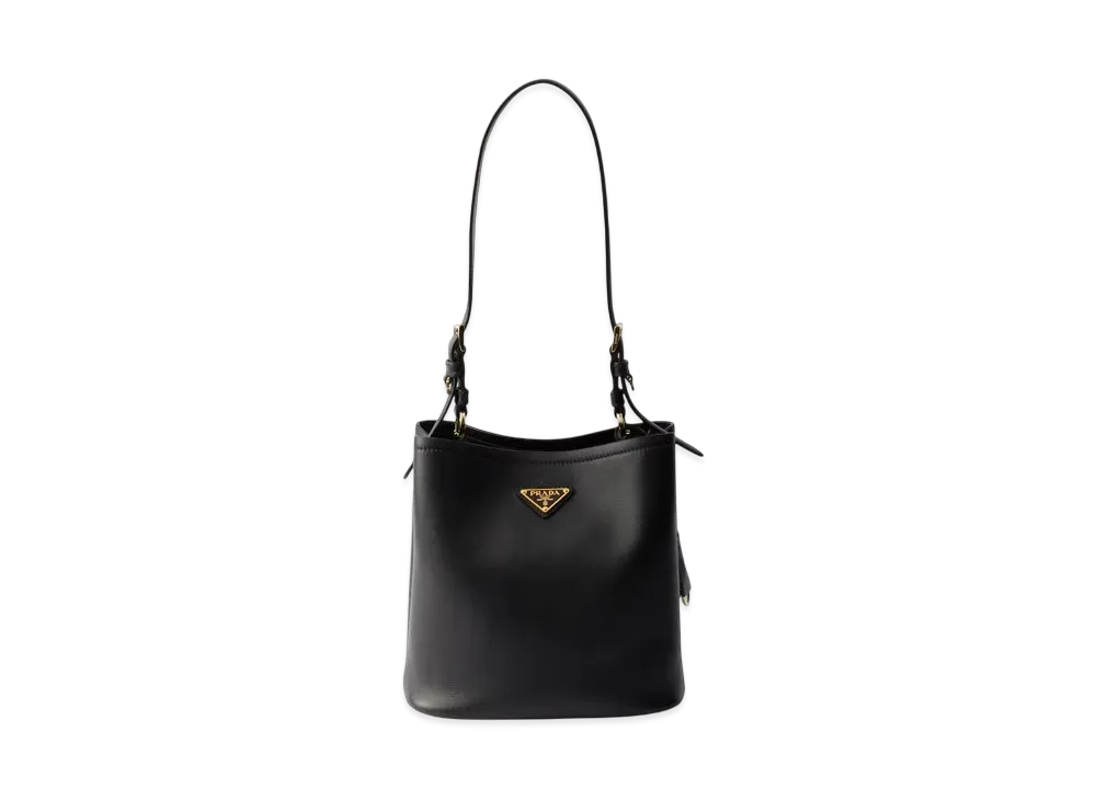 PRADA Medium Leather Bag "Black"