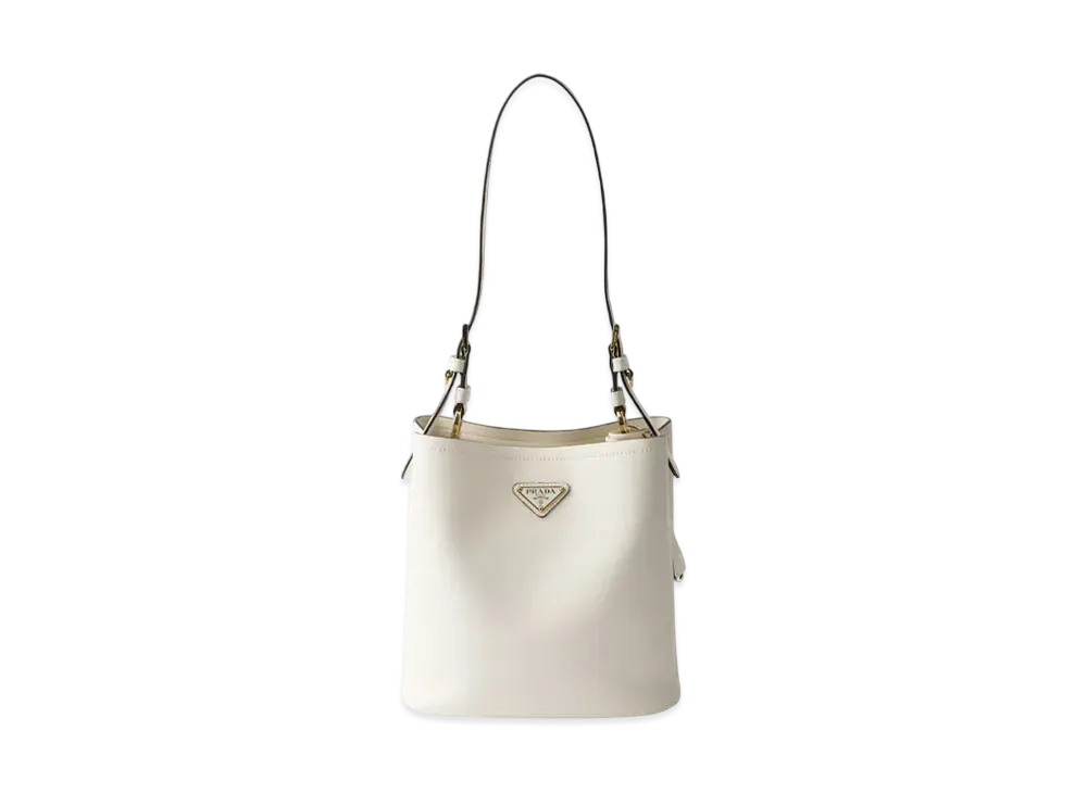 PRADA Medium Leather Bag "White"