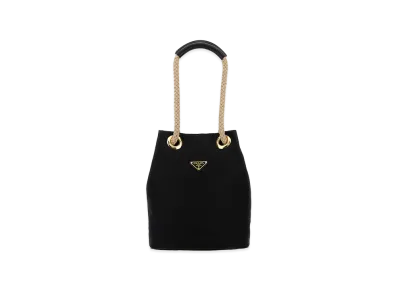 PRADA Women's Re-Nylon Mariner Bucket Bag "Black"