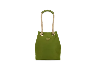 PRADA Women's Re-Nylon Mariner Bucket Bag "Green"