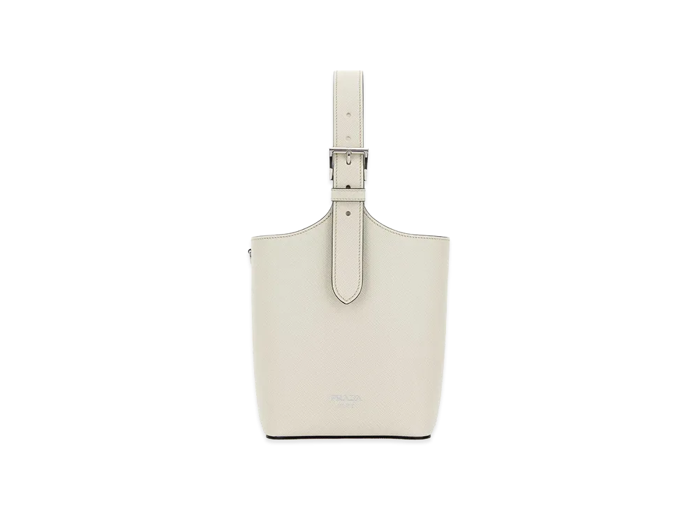 PRADA Women's Leather Shoulder Bag "White"