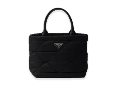 PRADA Small Padded Re-Nylon Tote Bag "Black"