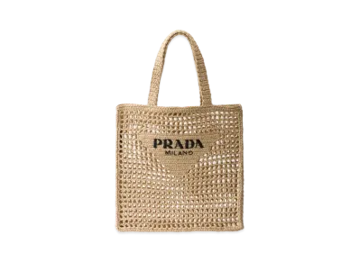 PRADA Crochet Tote Bag "Natural"