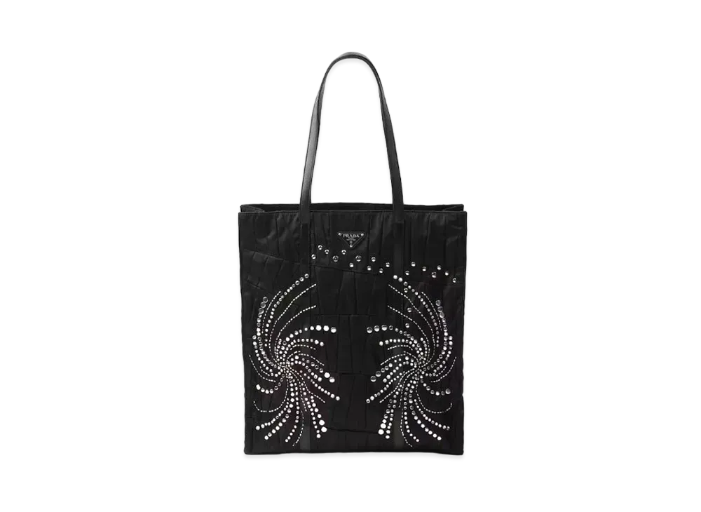 PRADA アートワーク トートバッグ PRADA アートワーク付きトートバッグ - バッグ送料 無料 通販