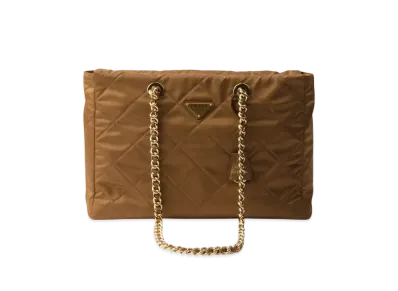 PRADA Re-Edition 1995 Chaine Large Re-Nylon Bag "Brandy"