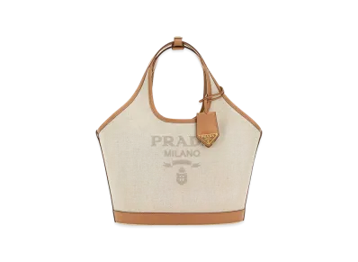 PRADA Women's Canvas Handbag "Beige"