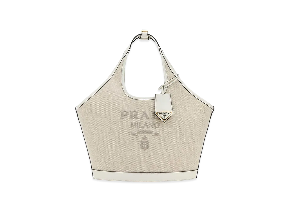 PRADA Women's Canvas Handbag "Beige"