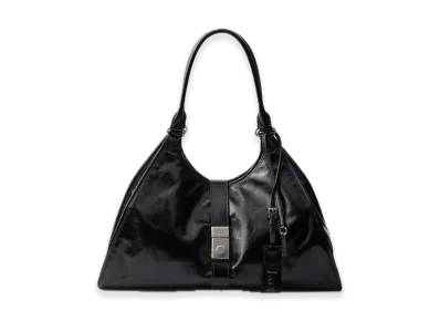 PRADA Large Leather Tote Bag "Black"