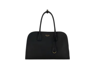 PRADA Women's Leather Medium Shopping Bag "Black"