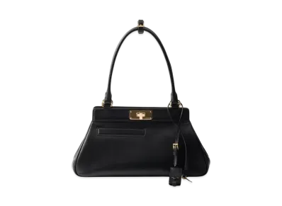 PRADA Medium Leather Handbag "Black"