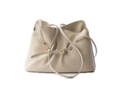 PRADA Dada Small Nappa Leather Bag "Ivory"