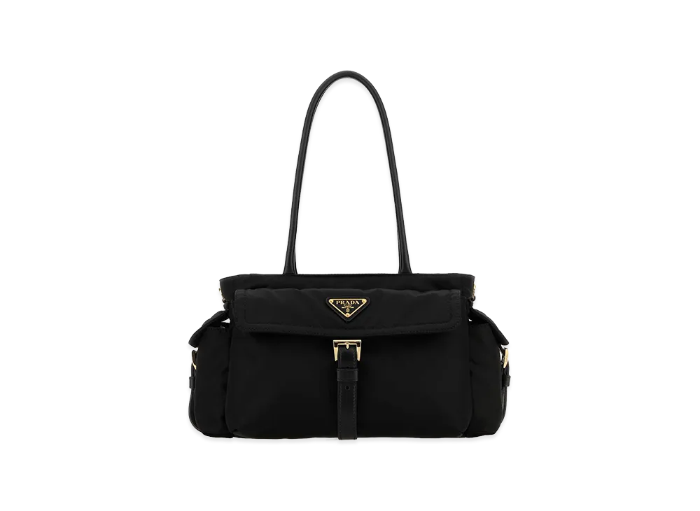 PRADA Women's Re-Nylon Medium Explore Shopping Bag "Black"