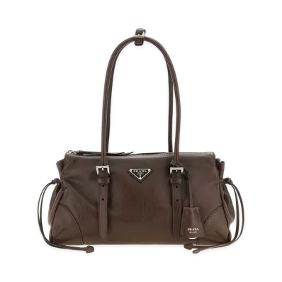 PRADA Women's Medium Karin Shopping Bag "Brown"