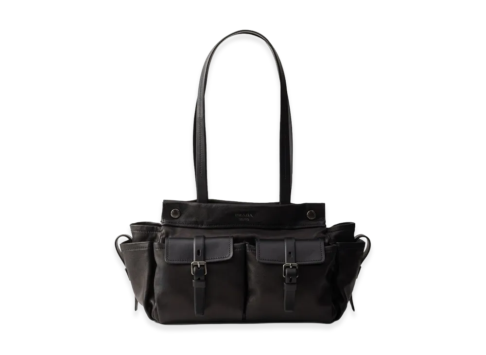 PRADA Women's Leather Medium PRADA Women's Route Shopping Bag "Black"