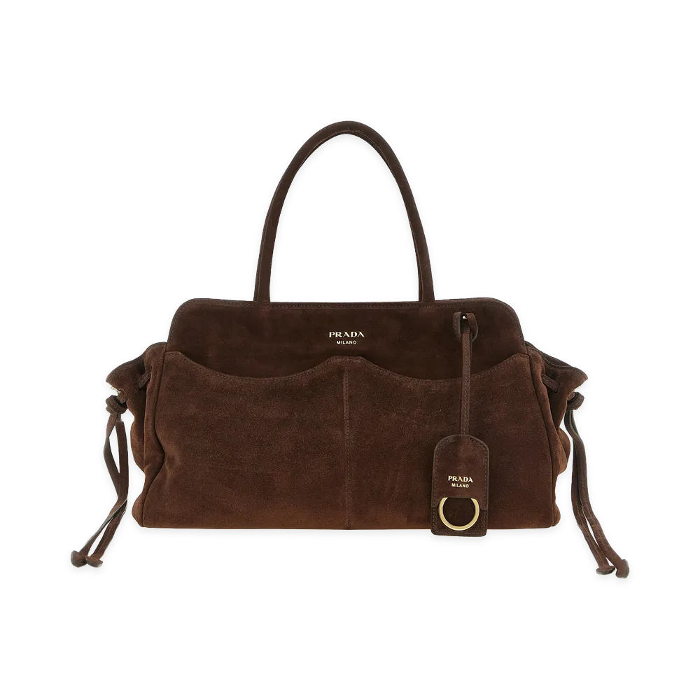 PRADA Women's Carry Large Shoulder Bag "Brown"